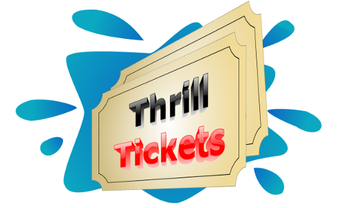 shop logo for Thrill Tickets UK. Tickets for tours, tourist attractions, activities & events in the UK. Thrill Tickets.